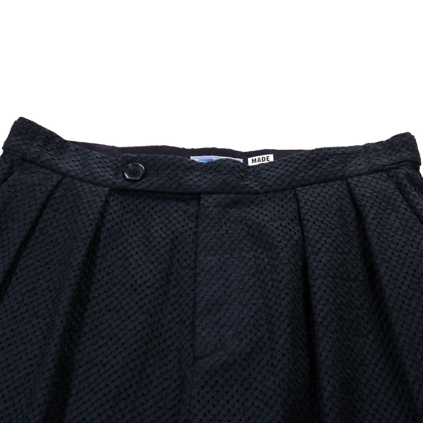 BLUE BLUE JAPAN MEYER LACE GURKHA SHORTS DARK NAVY