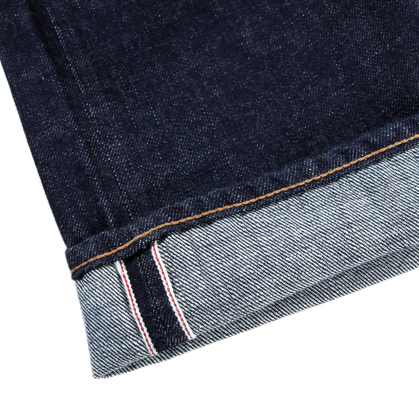 BLUE BLUE JAPAN SELVEDGE DENIM STRAIGHT LEG JEANS ONE WASH