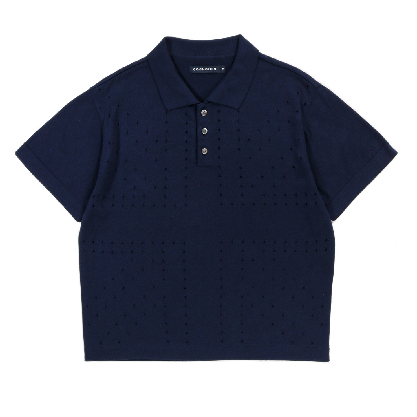 COGNOMEN UK KNIT POLO NAVY