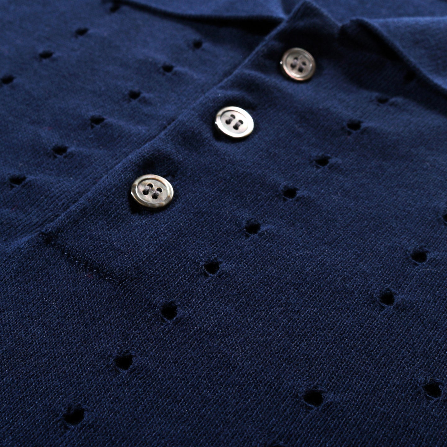 COGNOMEN UK KNIT POLO NAVY