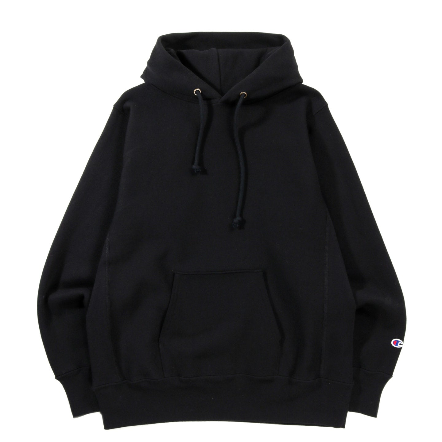 CHAMPION MADE IN THE USA HOODED SWEATSHIRT BLACK