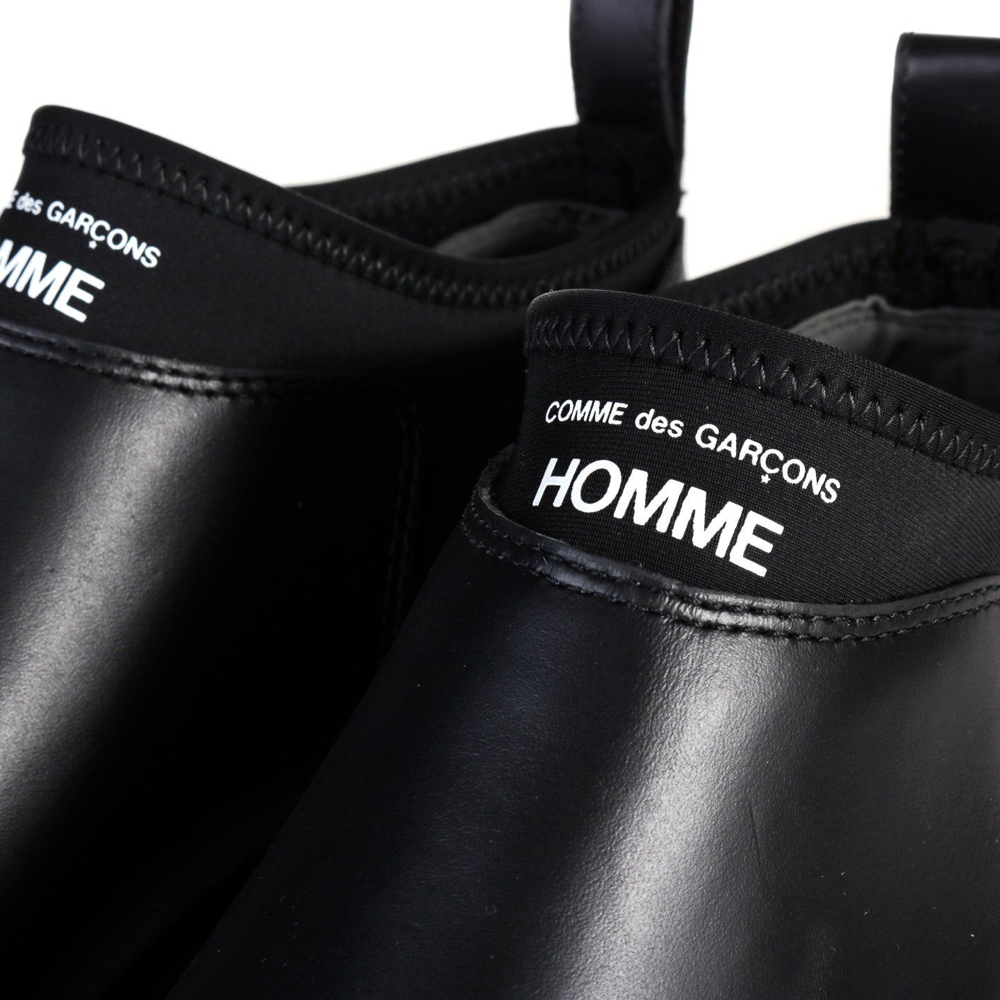 COMME DES GARCONS HOMME K106 PULL-ON BOOTS BLACK