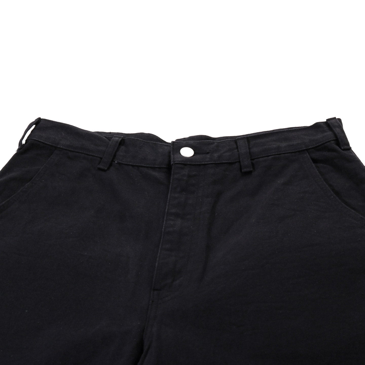 COMME DES GARCONS HOMME P015 WIDE DENIM PANTS BLACK