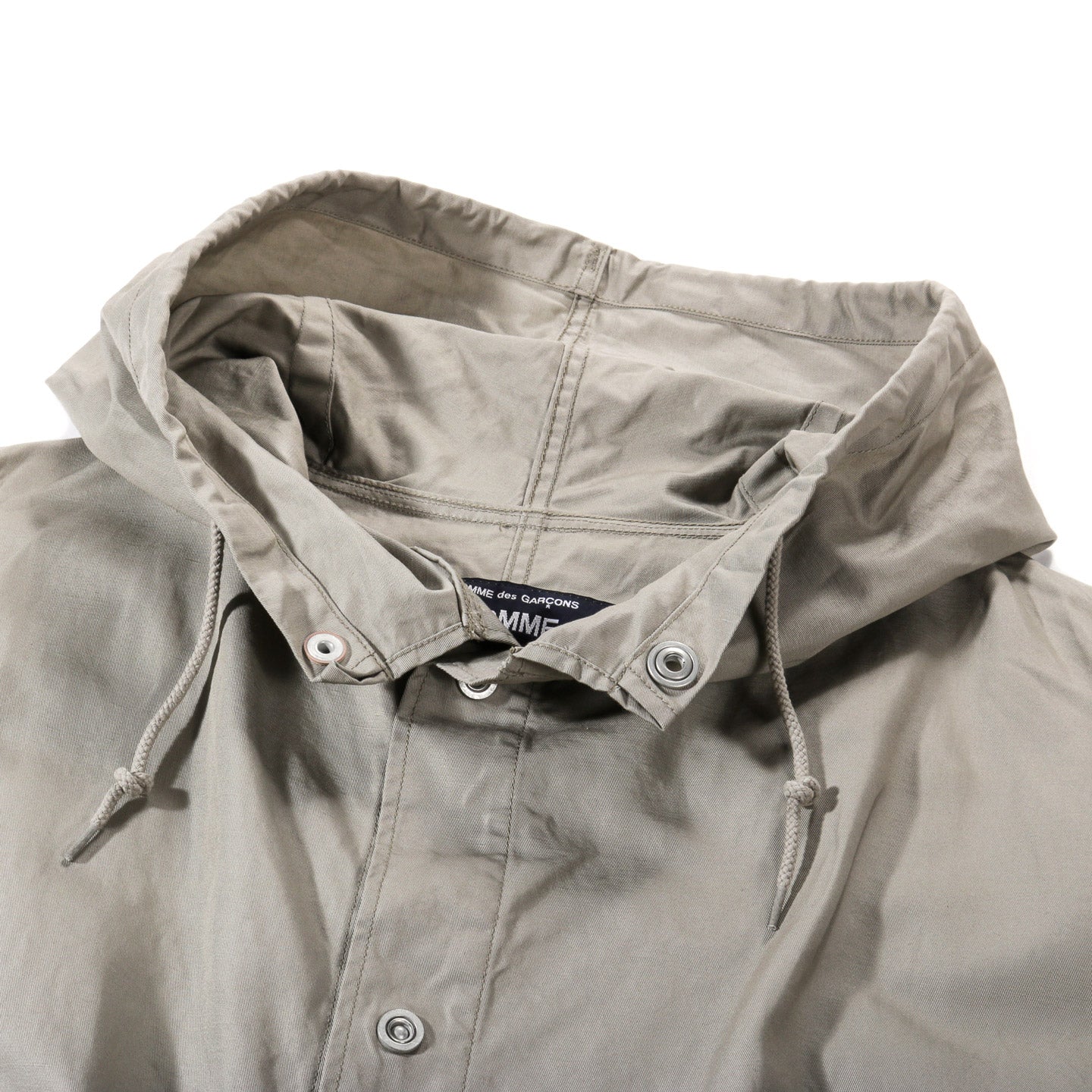 COMME DES GARCONS HOMME C002 LIGHT PARKA GREY BEIGE