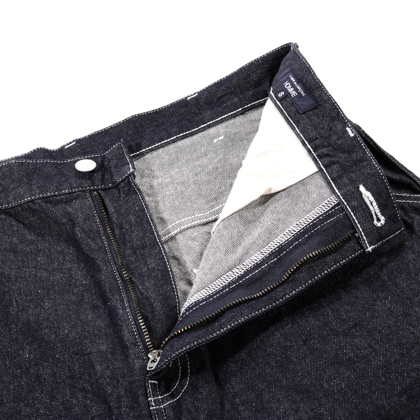 COMME DES GARCONS HOMME P015 WIDE DENIM PANTS INDIGO