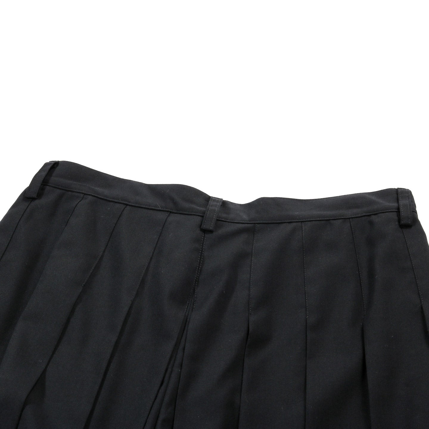 COGNOMEN PLEATED LAYERED PANTS BLACK