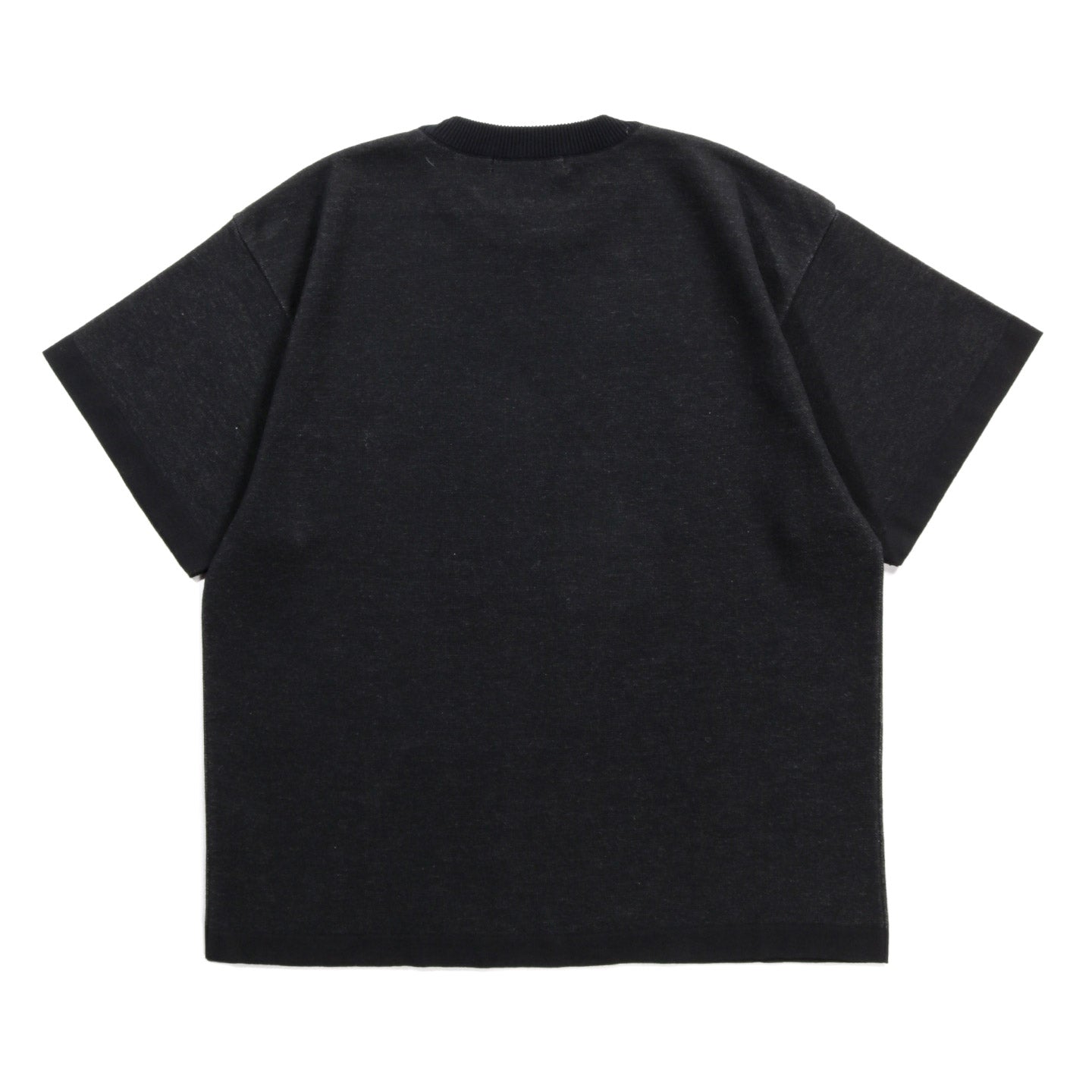 COGNOMEN 'OUTRO LADO' PHOTO KNIT TEE BLACK