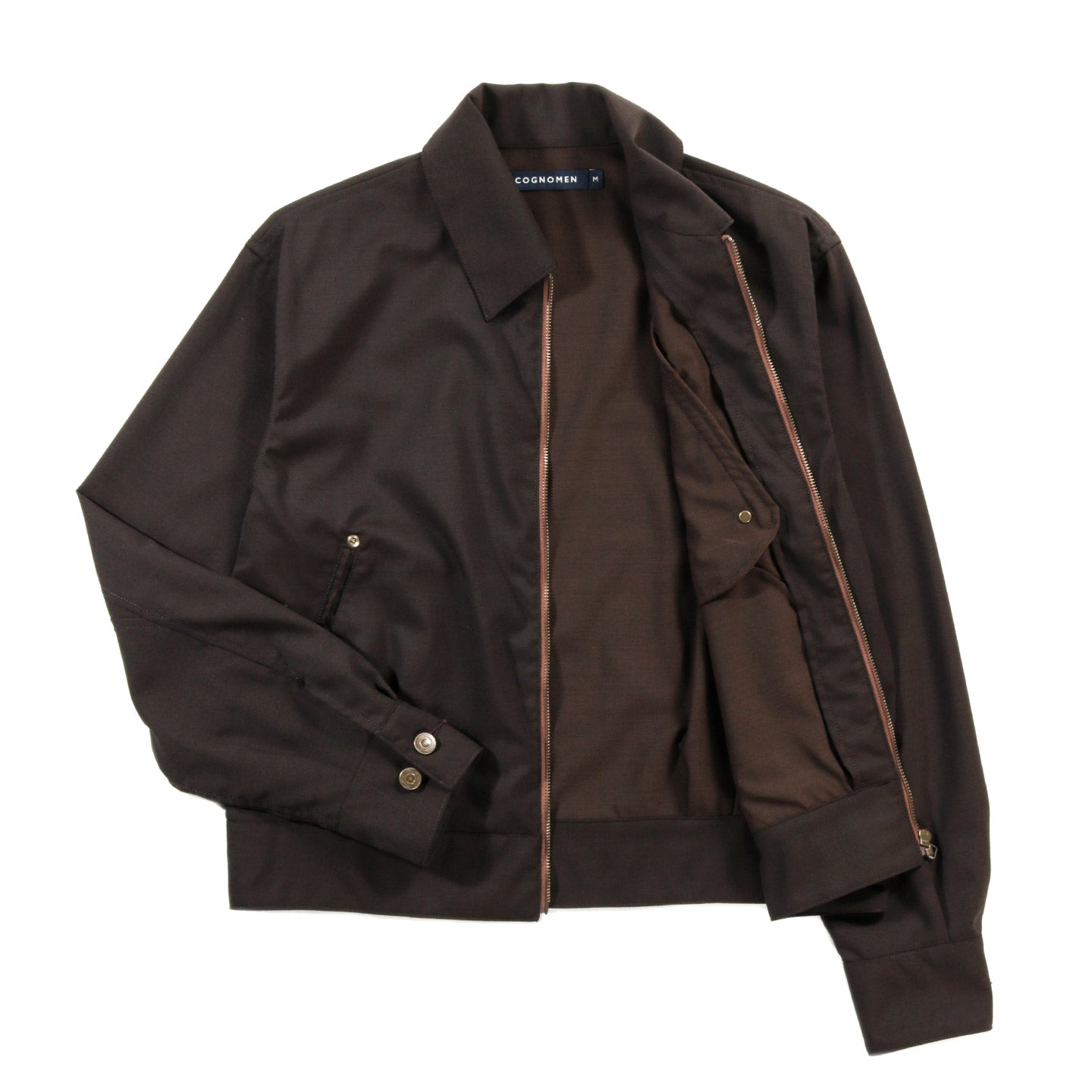 COGNOMEN MILITARY SWING TOP JACKET BROWN