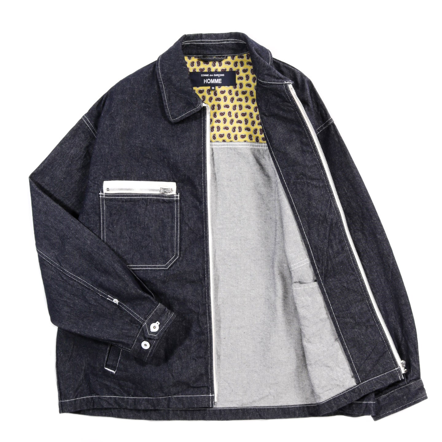 COMME DES GARCONS HOMME J025 DENIM WORK JACKET INDIGO