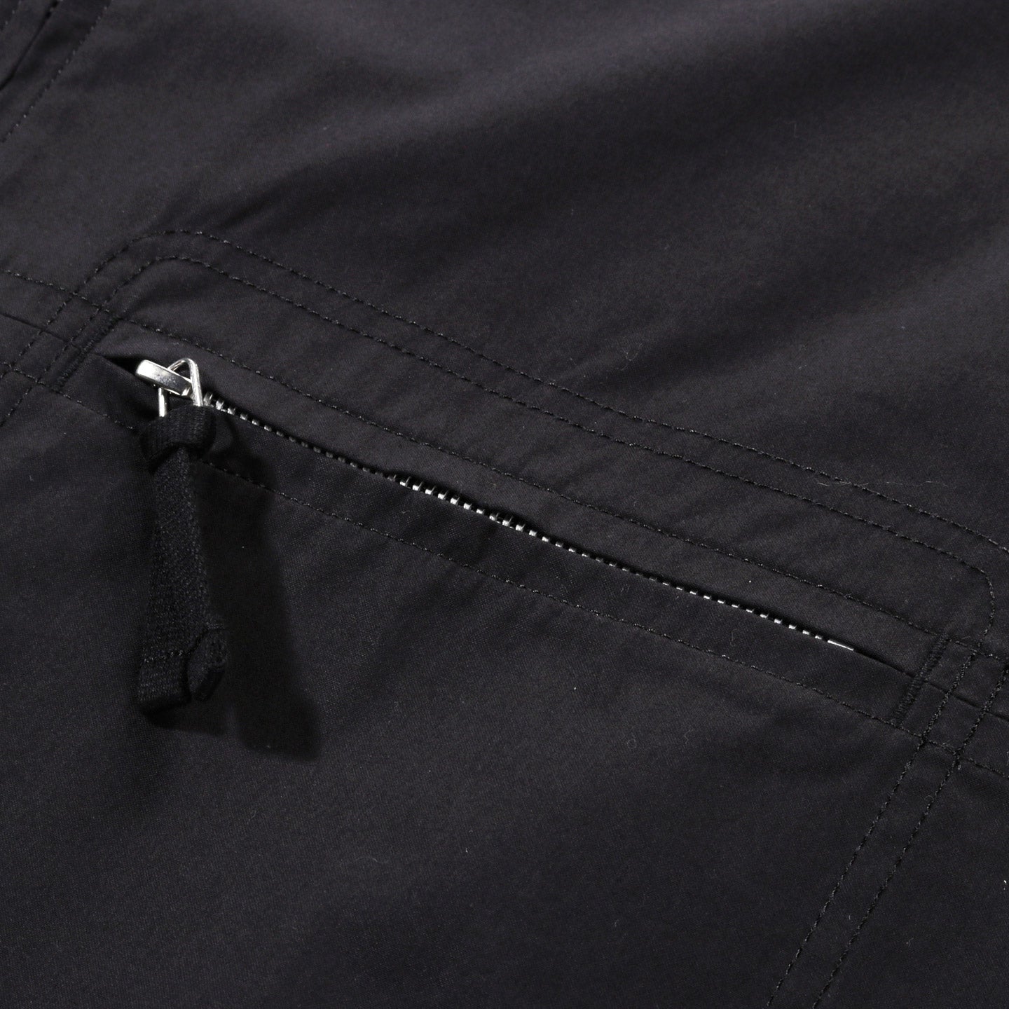 COMME DES GARCONS HOMME B008 ZIP SHIRT BLACK