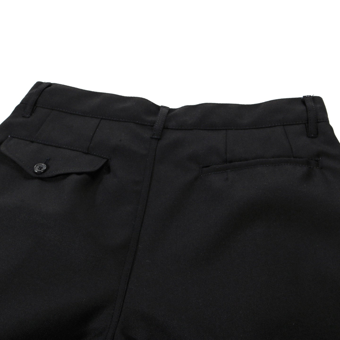 COMME DES GARCONS SHIRT P006 PLEATED SHORT BLACK