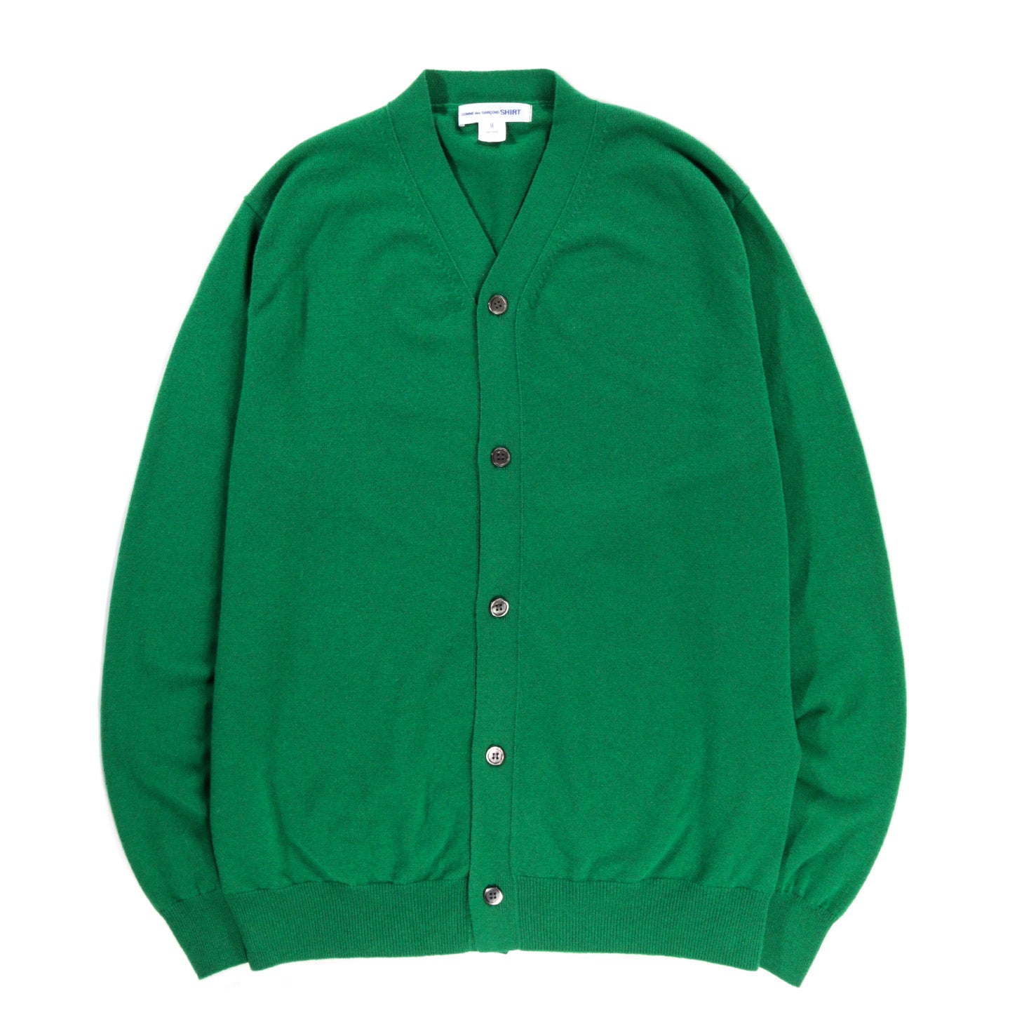 COMME DES GARCONS SHIRT N007 HUGE CARDIGAN GREEN