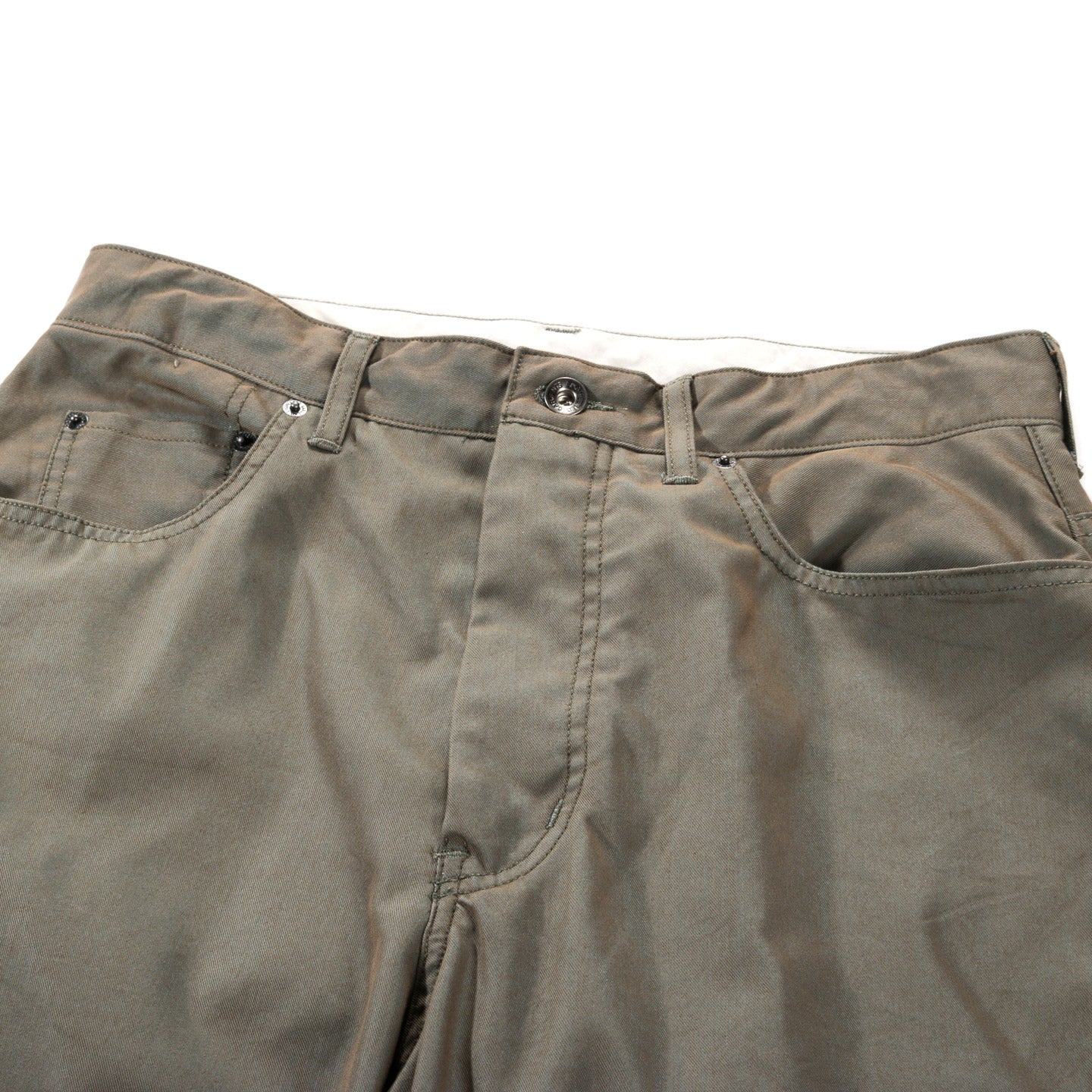 ENGINEERED GARMENTS RF JEANS OLIVE PC IRIDESCENT TWILL