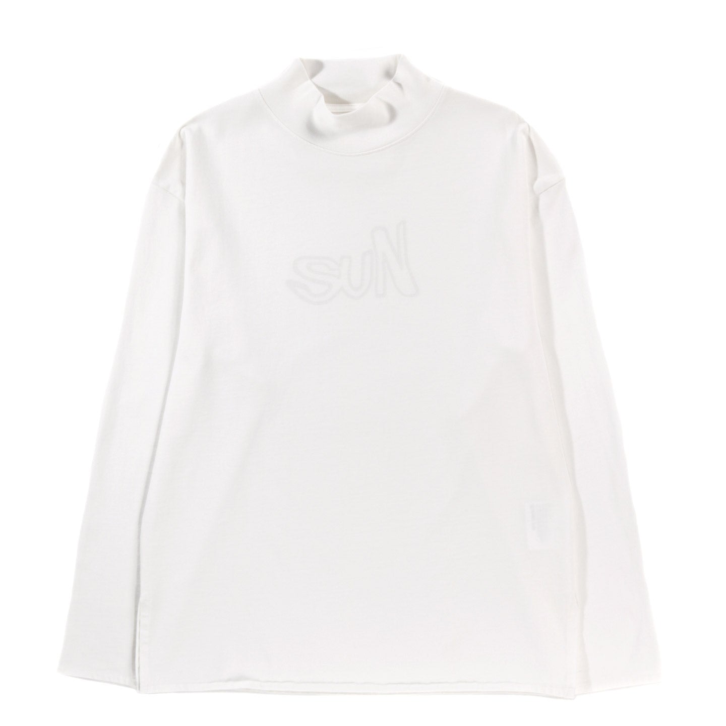 ERL MOCKNECK LONGSLEEVE T-SHIRT WHITE