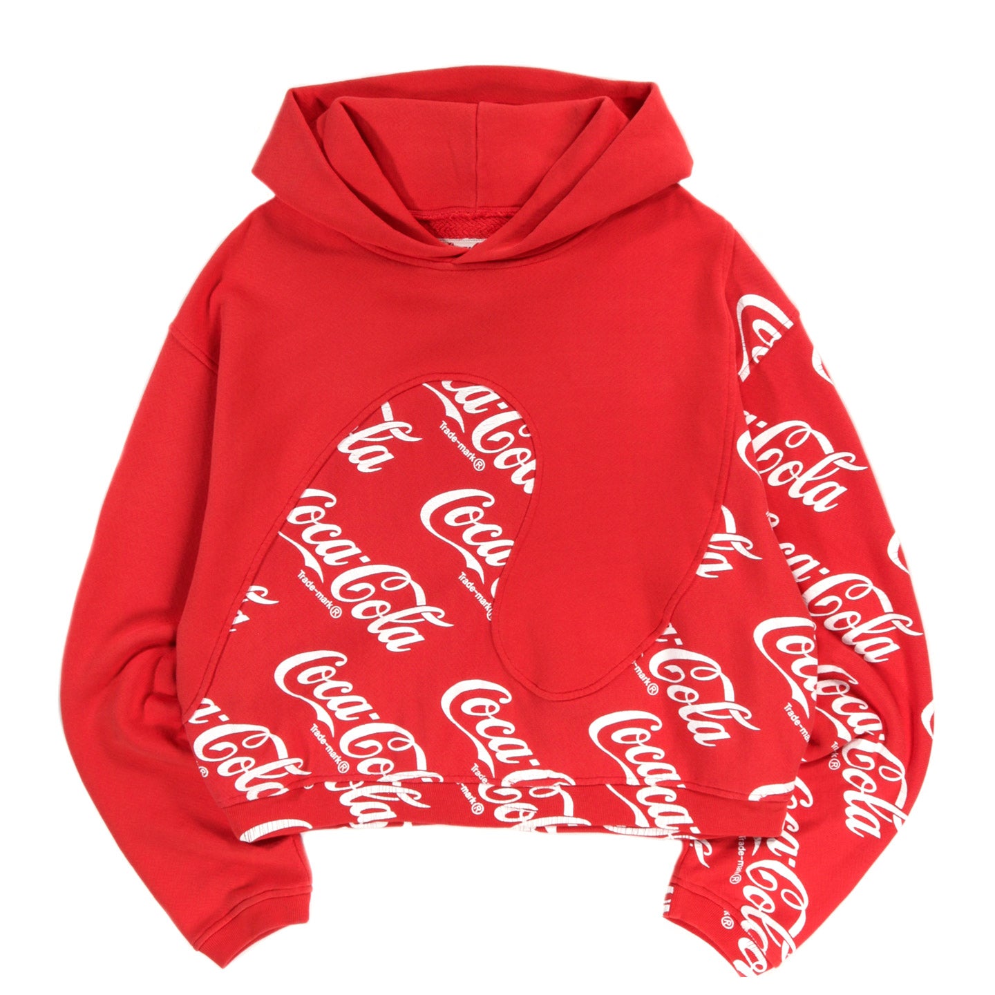 ERL COCA COLA SWIRL HOODIE RED