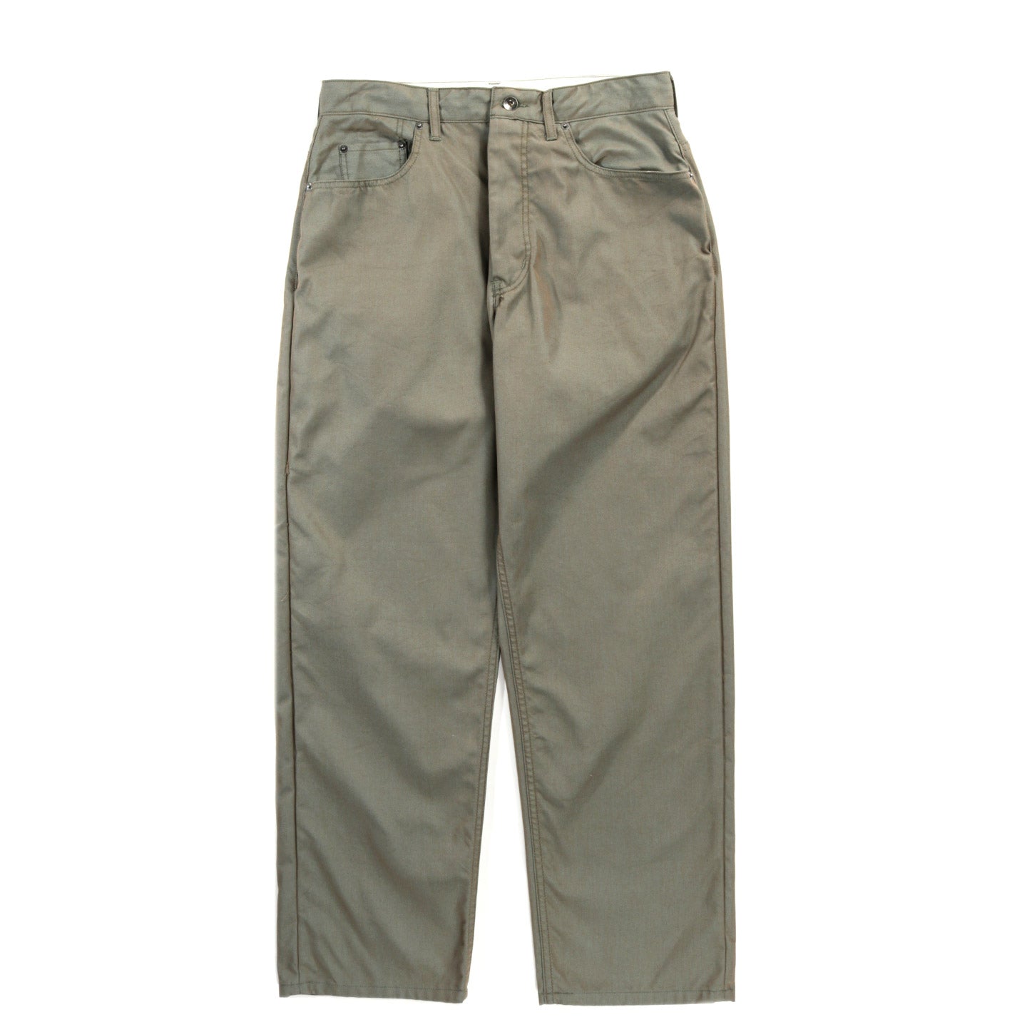 ENGINEERED GARMENTS RF JEANS OLIVE PC IRIDESCENT TWILL