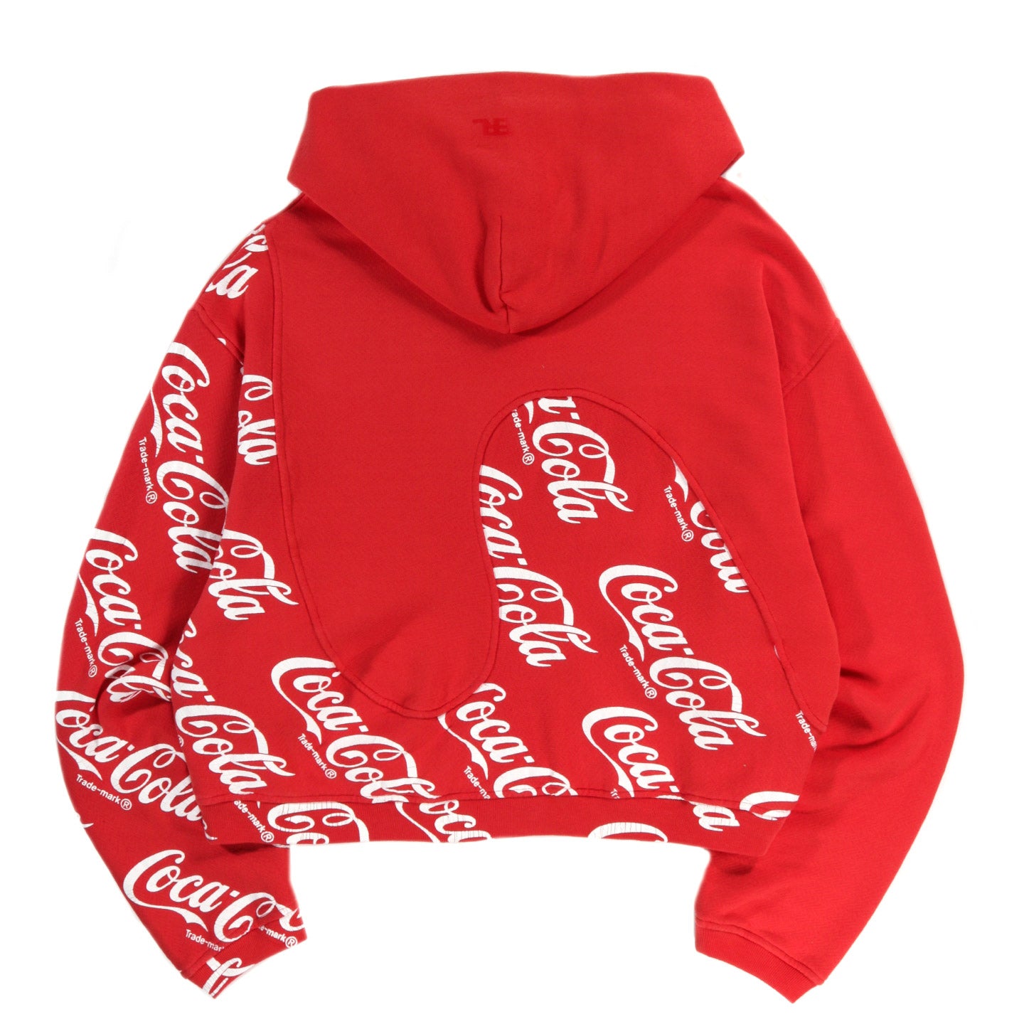 ERL COCA COLA SWIRL HOODIE RED