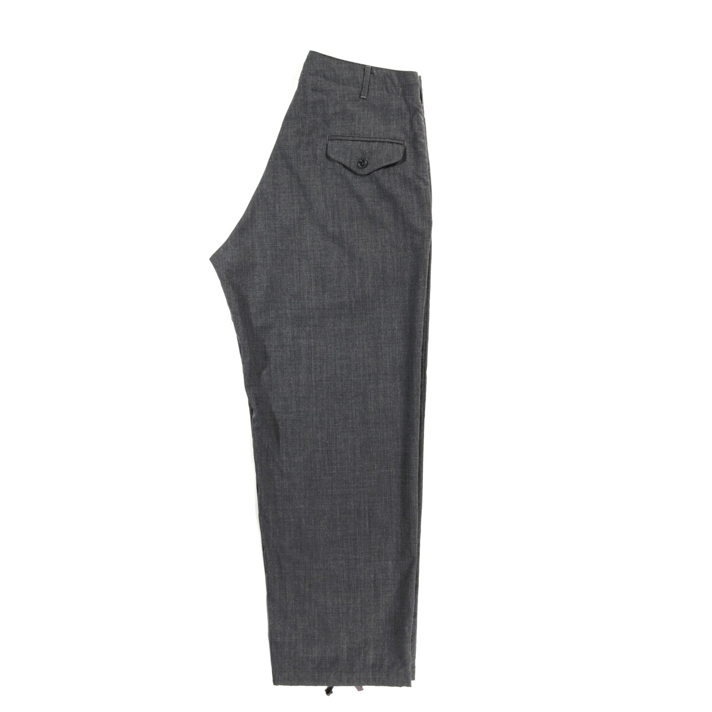 ENGINEERED GARMENTS GURKHA PANT CHARCOAL TROPICAL WOOL