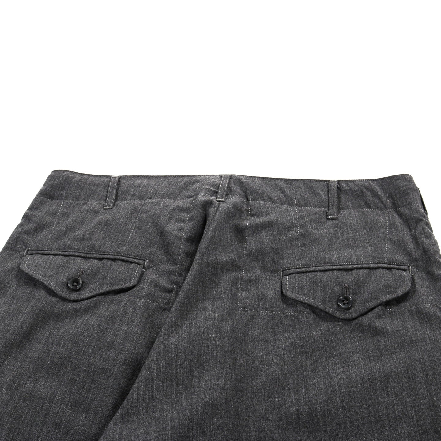 ENGINEERED GARMENTS GURKHA PANT CHARCOAL TROPICAL WOOL