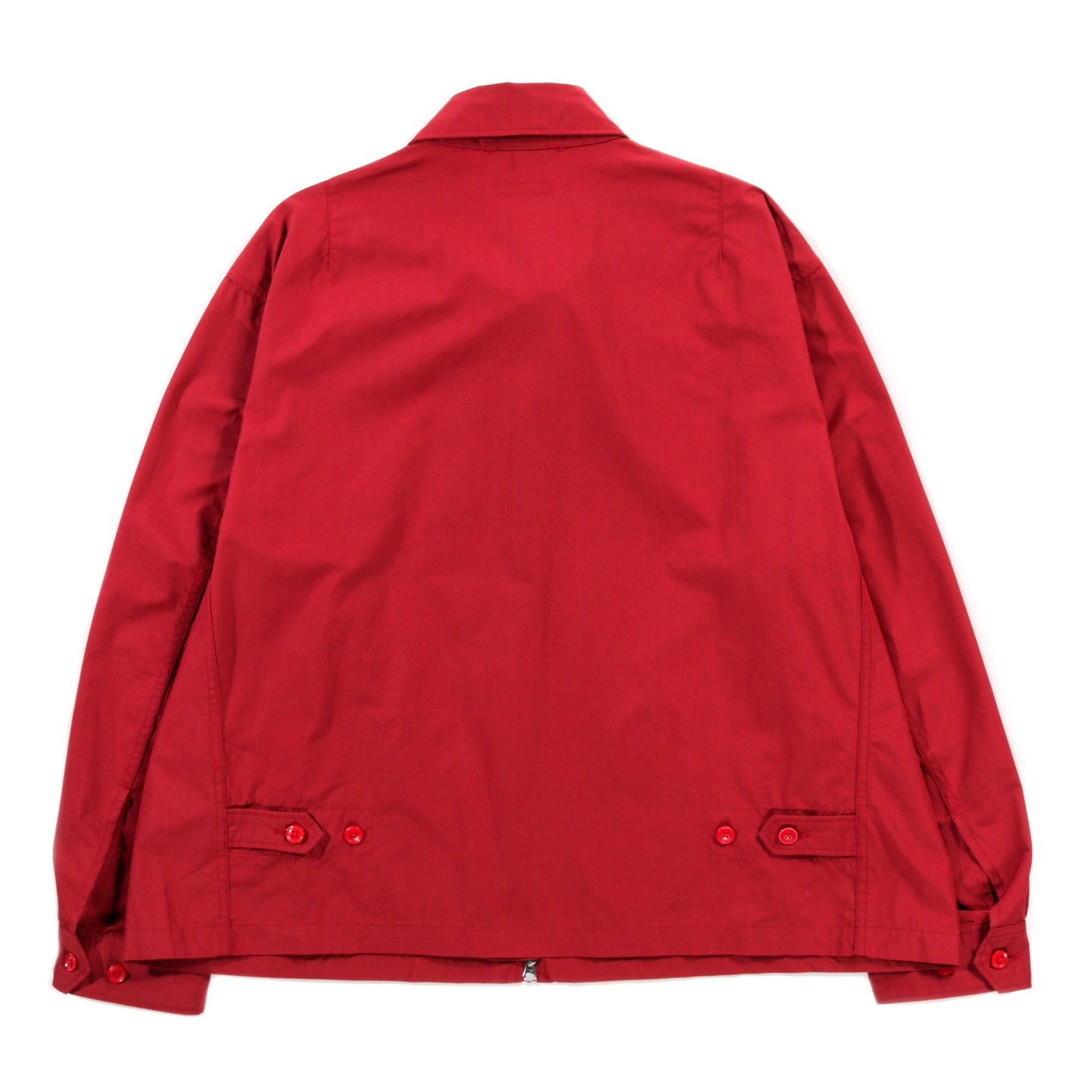 ENGINEERED GARMENTS CLAIGTON JACKET RED LT. WEIGHT NYCO POPLIN