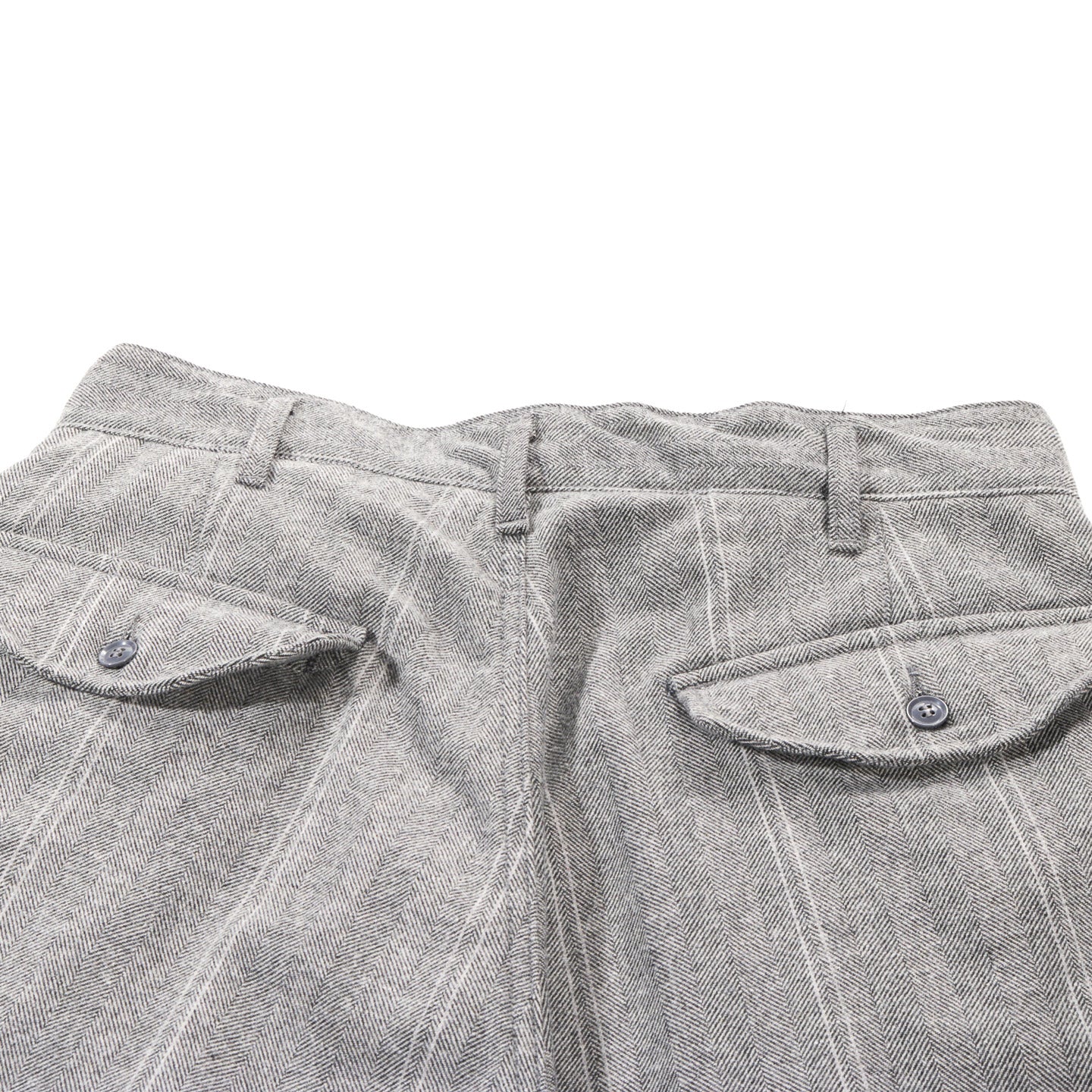 ENGINEERED GARMENTS IAC PANT LT. GREY WOOL STRIPED HB