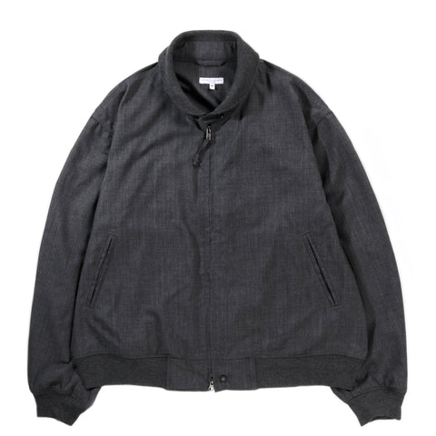 ENGINEERED GARMENTS LL JACKET CHARCOAL TROPICAL WOOL