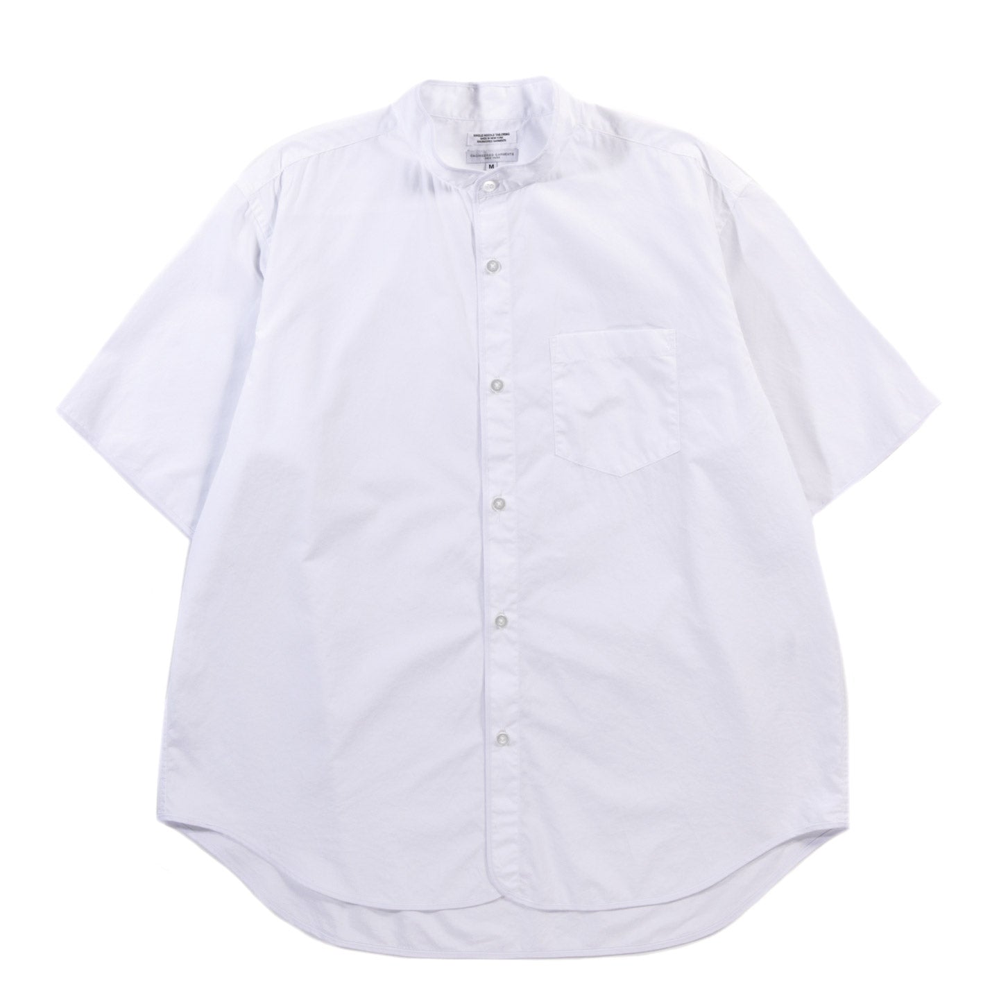 ENGINEERED GARMENTS COPLEY SHIRT WHITE 100'S 2PLY BROADCLOTH