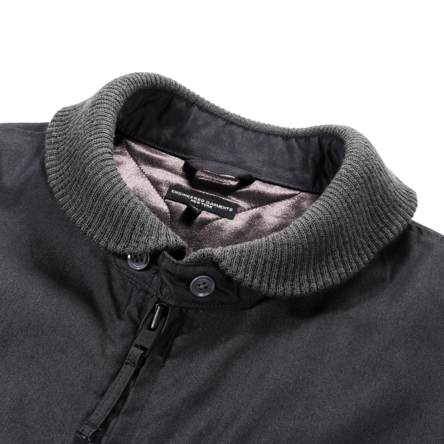 ENGINEERED GARMENTS LL JACKET CHARCOAL CP WEATHER POPLIN