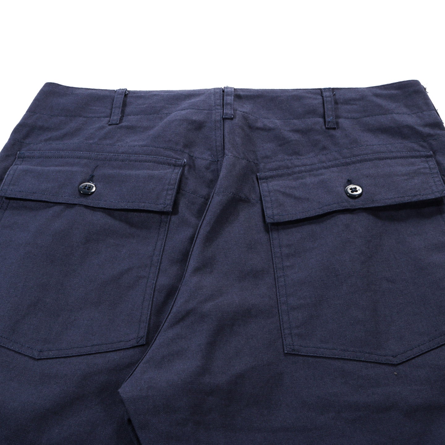 ENGINEERED GARMENTS FATIGUE PANT NAVY 10OZ. DUCK CANVAS