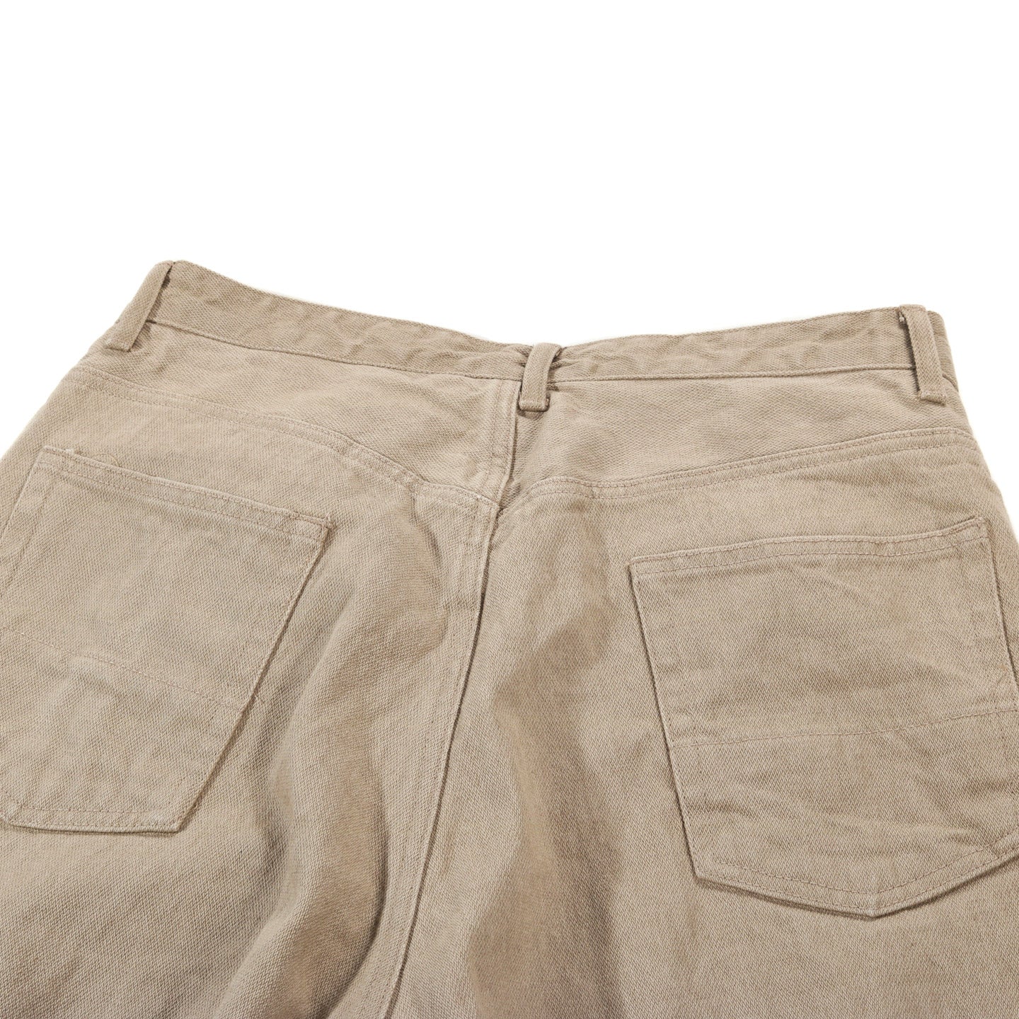 ENGINEERED GARMENTS RF JEANS KHAKI 13OZ BROKEN DENIM