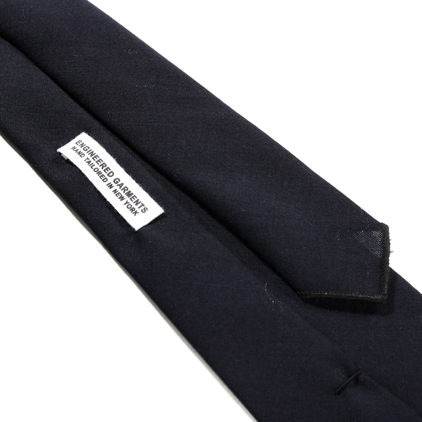 ENGINEERED GARMENTS NECK TIE DK NAVY TROPICAL WOOL