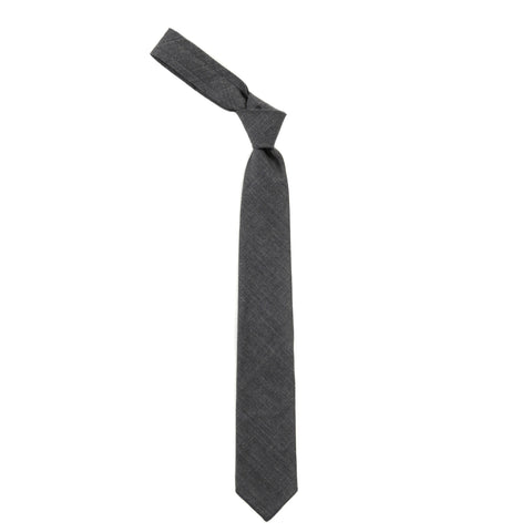 ENGINEERED GARMENTS NECK TIE CHARCOAL TROPICAL WOOL