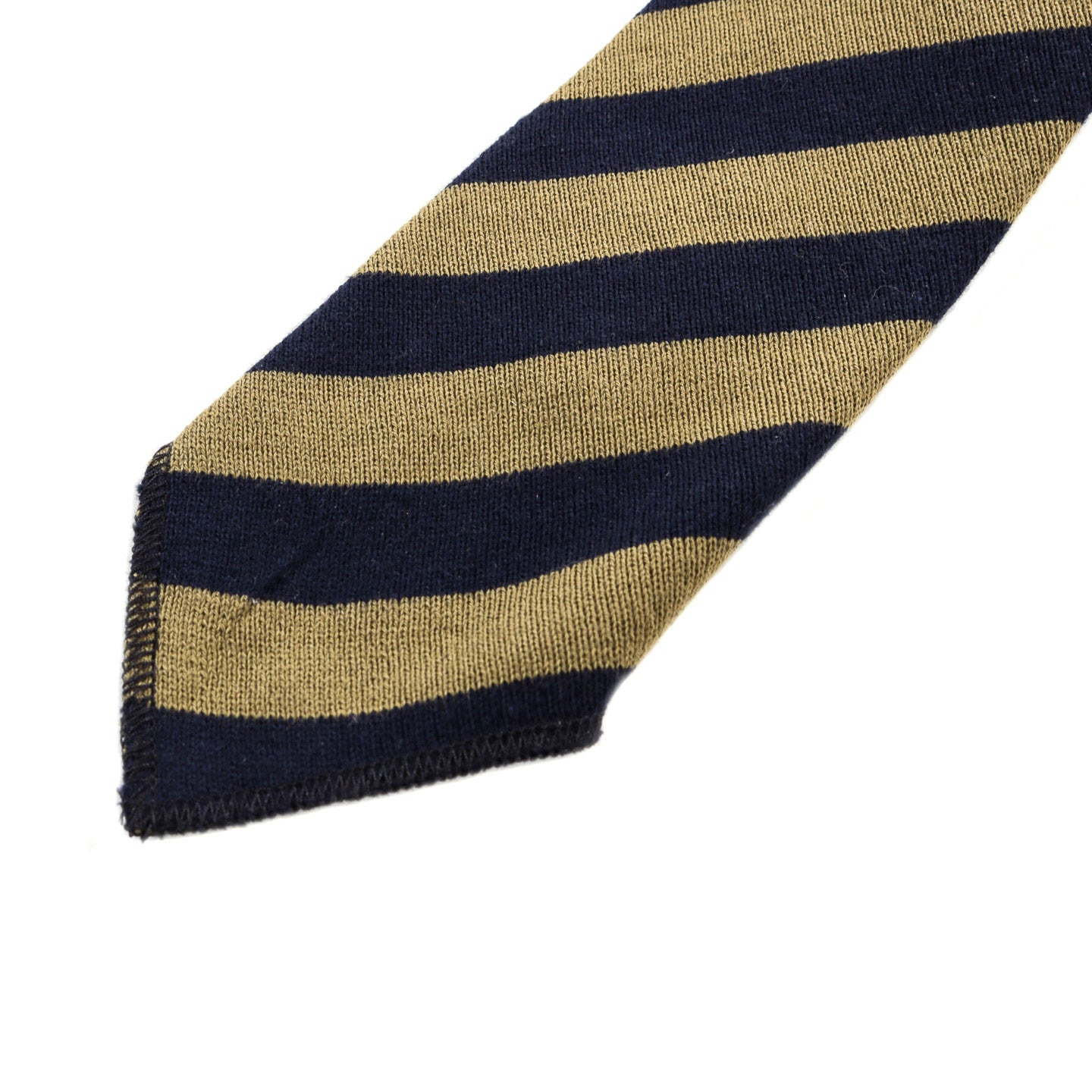 ENGINEERED GARMENTS KNIT TIE OLIVE STRIPE