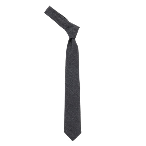 ENGINEERED GARMENTS NECK TIE CHARCOAL WORSTED WOOL