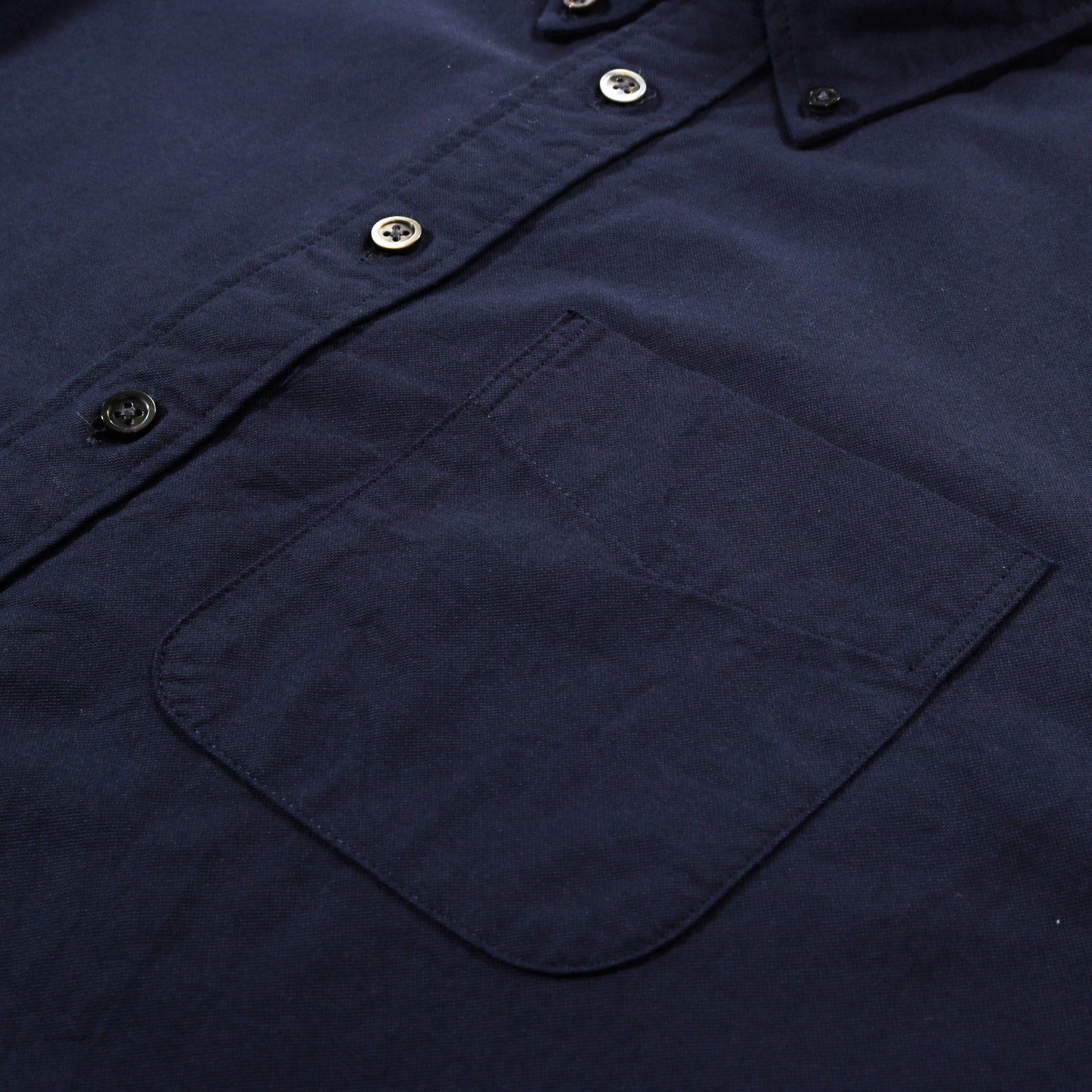 ENGINEERED GARMENTS 19 CENTURY BD SHIRT DK NAVY COTTON OXFORD