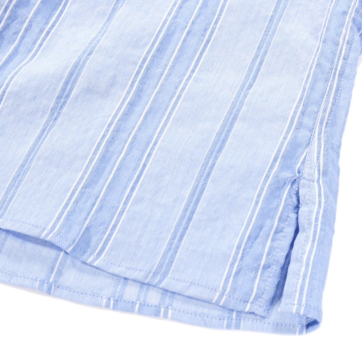 GITMAN VINTAGE CAMP SHIRT BLUE JAPANESE DOBBY
