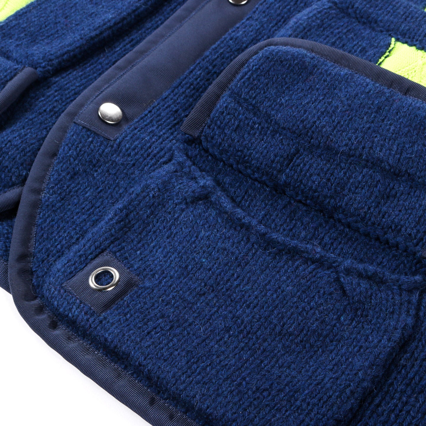 GIM CONTEXT KNITTED REFLECTOR VEST BLUE