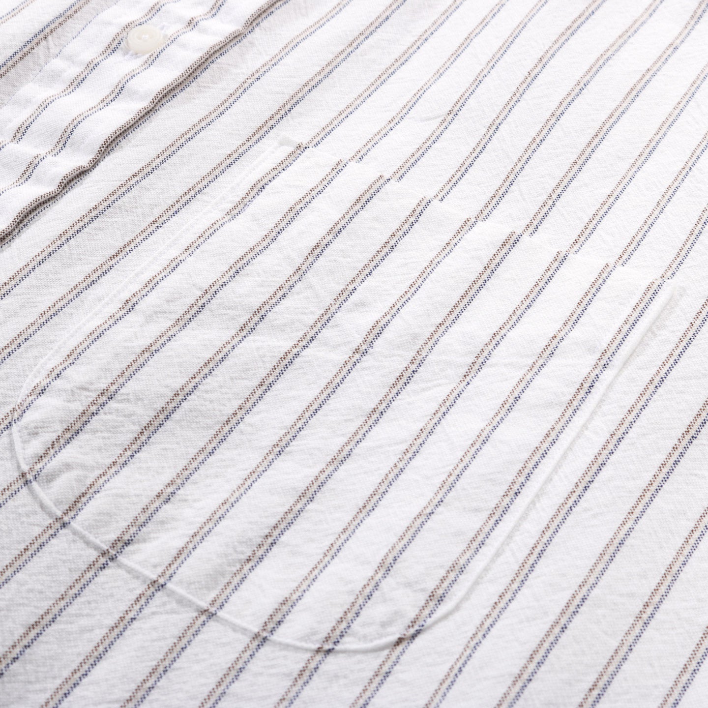 GITMAN VINTAGE BUTTON DOWN WHITE JAPANESE STRIPED OXFORD