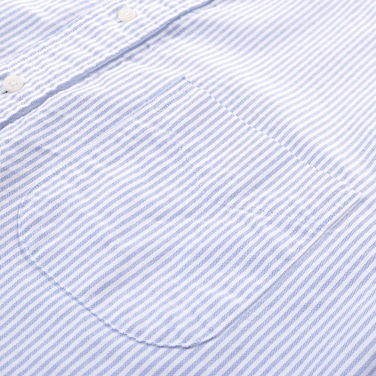 GITMAN VINTAGE BUTTON DOWN CLASSIC BLUE STRIPE OXFORD