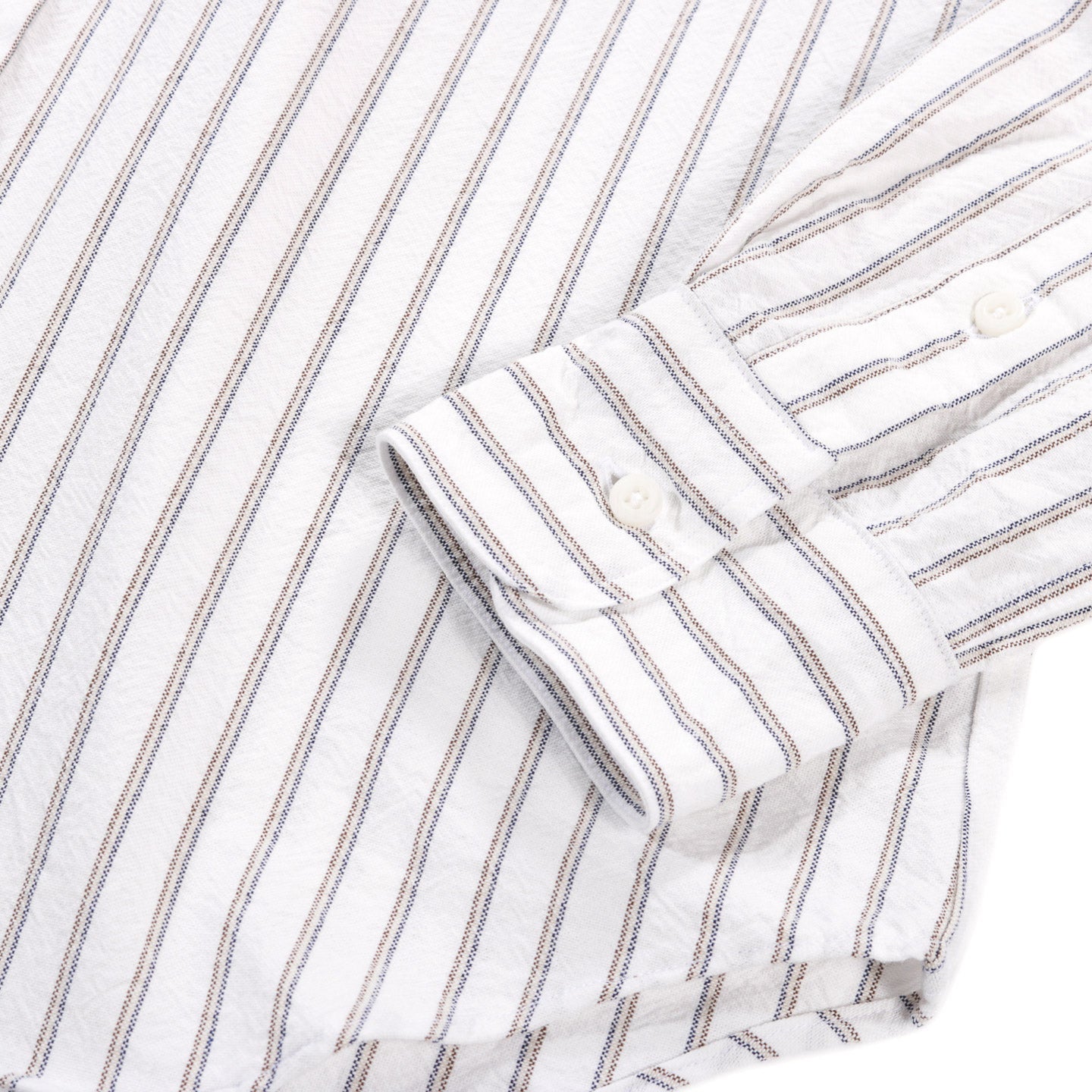 GITMAN VINTAGE BUTTON DOWN WHITE JAPANESE STRIPED OXFORD