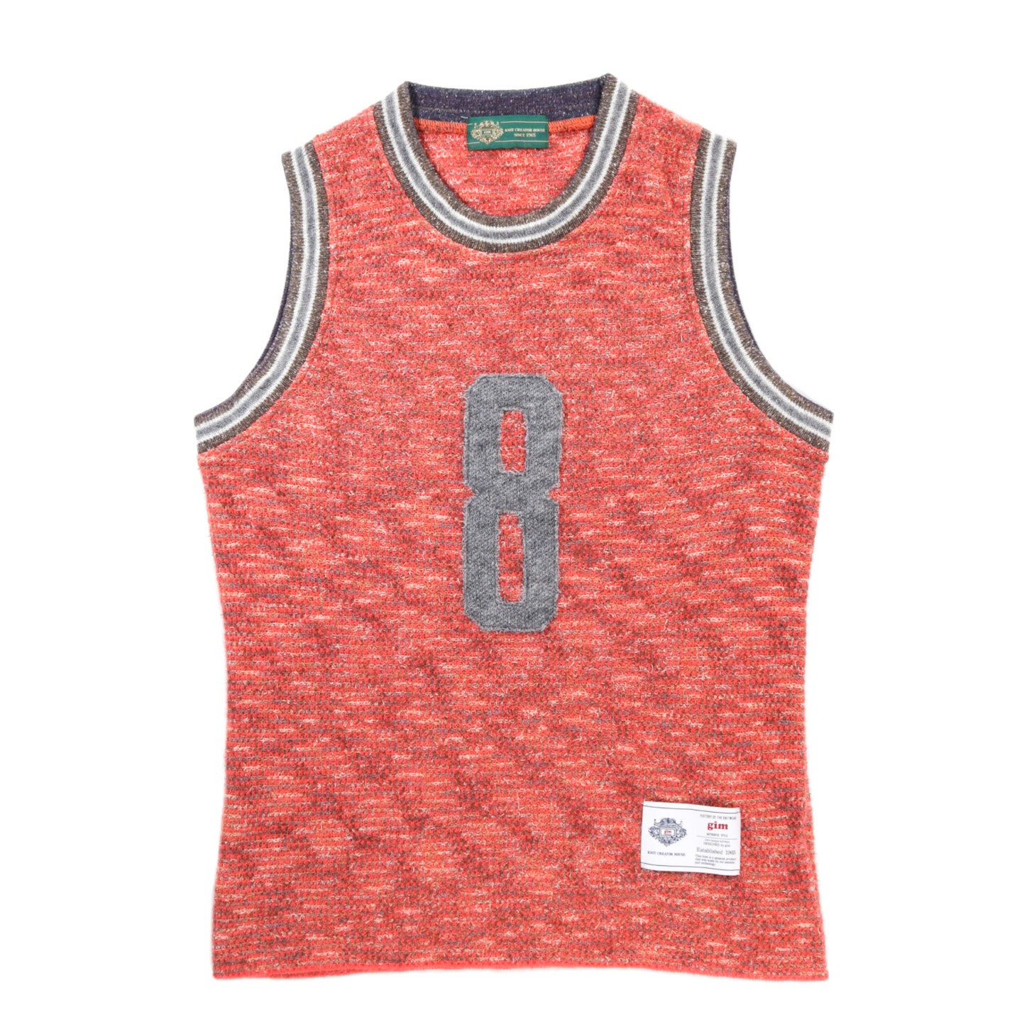 GIM CONTEXT KNITTED BASKETBALL JERSEY PINK