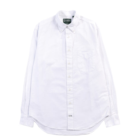 GITMAN VINTAGE BUTTON DOWN CLASSIC WHITE OXFORD