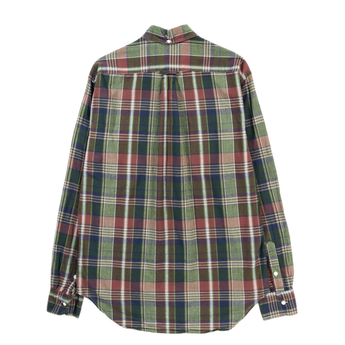 GITMAN VINTAGE BUTTON DOWN BROWN ARCHIVE INDIAN MADRAS