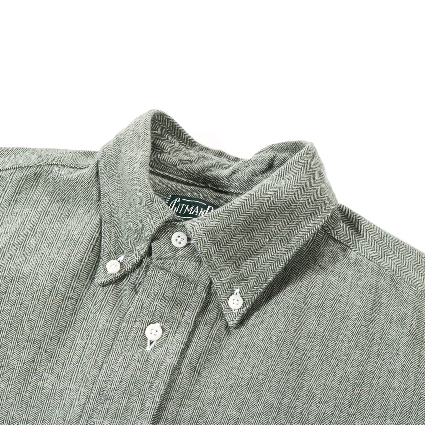 GITMAN VINTAGE BUTTON DOWN BASIL SHETLAND FLANNEL