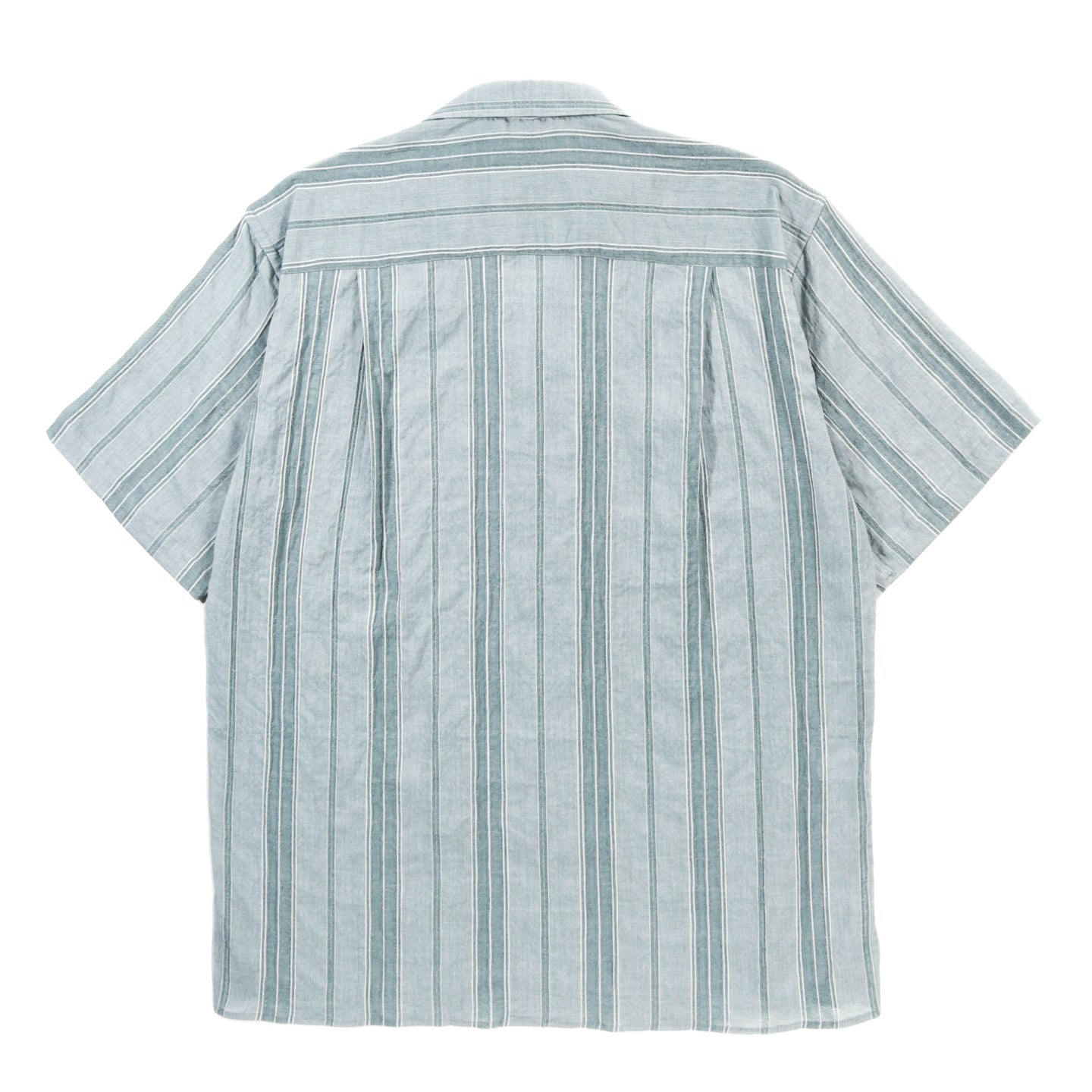 GITMAN VINTAGE CAMP SHIRT GREEN JAPANESE DOBBY