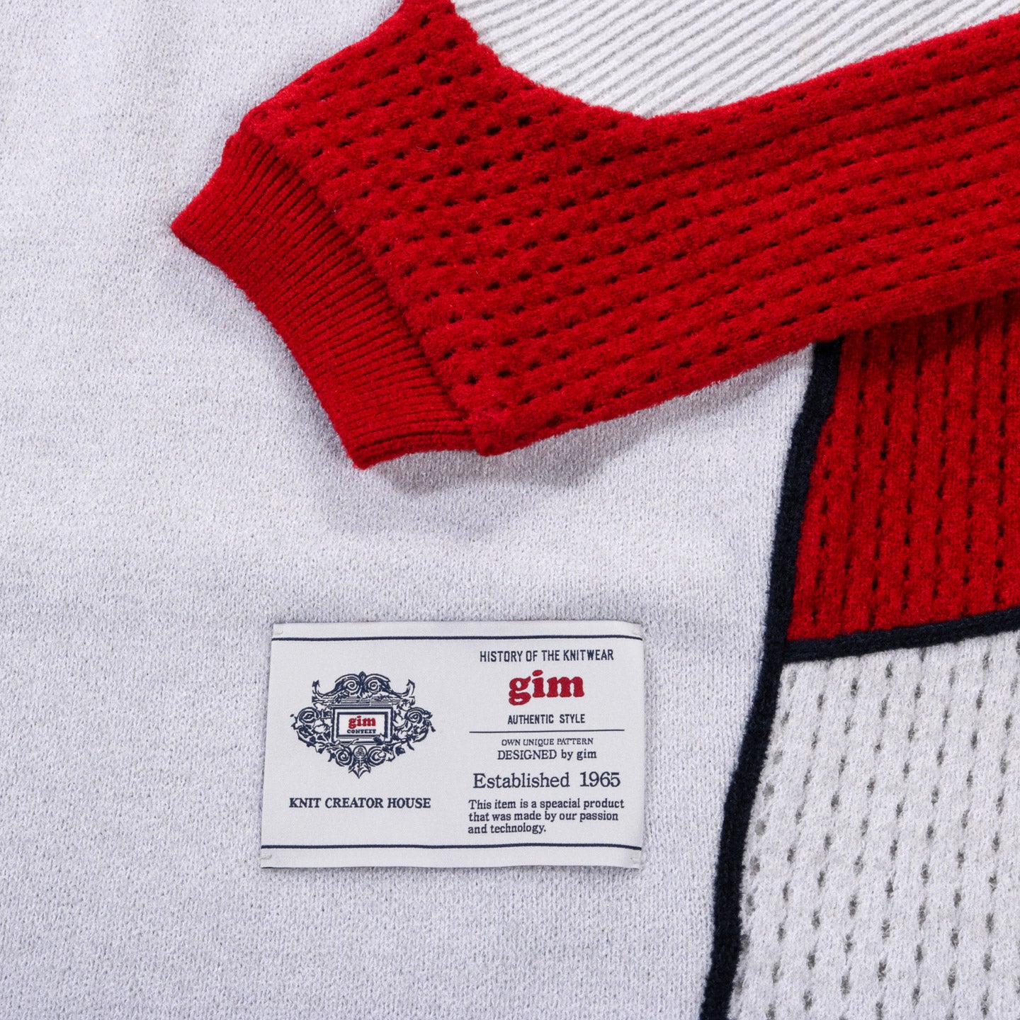 GIM CONTEXT KNITTED FOOTBALL SKIPPER POLO GRAY