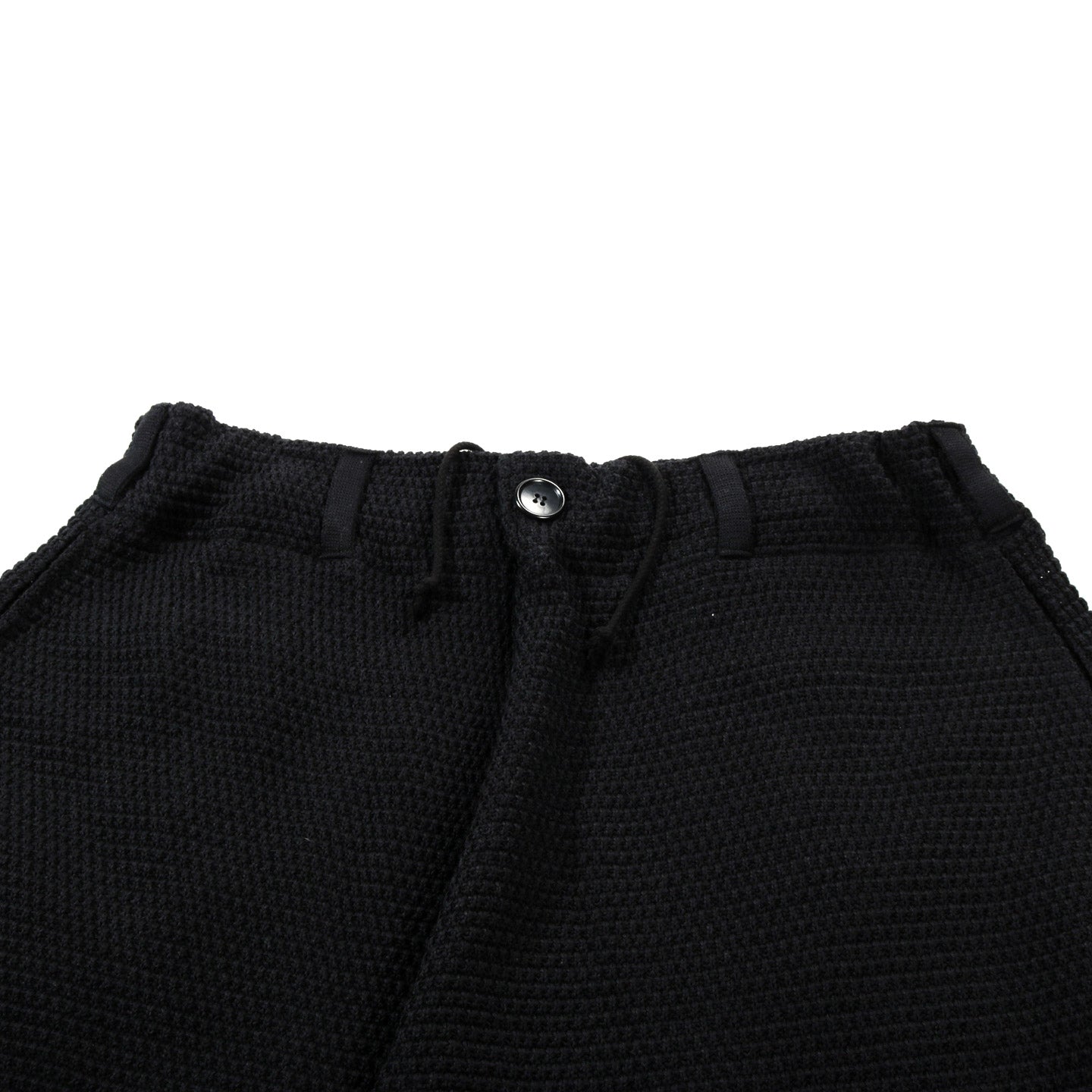 GIM CONTEXT CHUNKY KNITTED SUPER BIG SHORTS BLACK