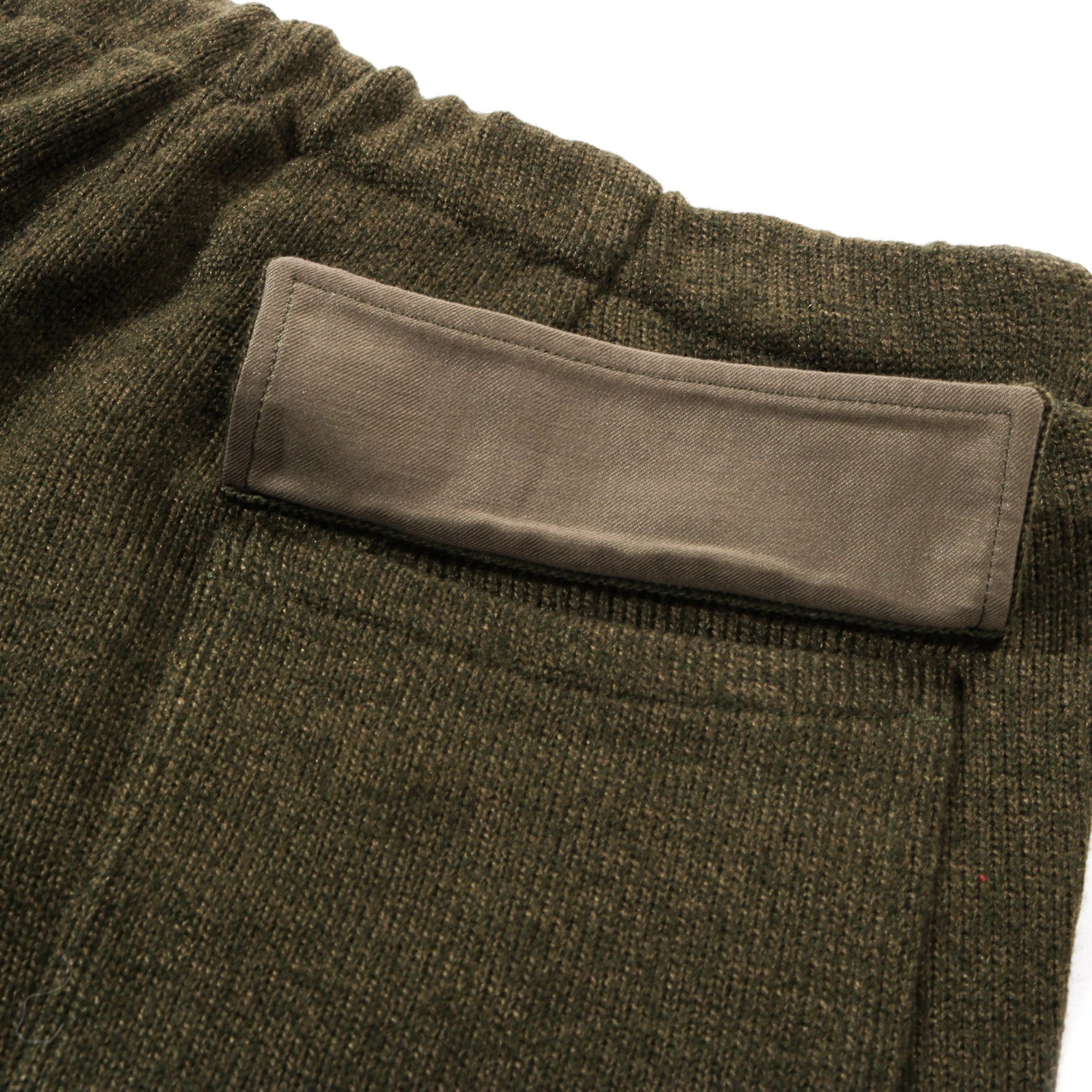 GIM CONTEXT KNITTED ARMY PANTS OLIVE