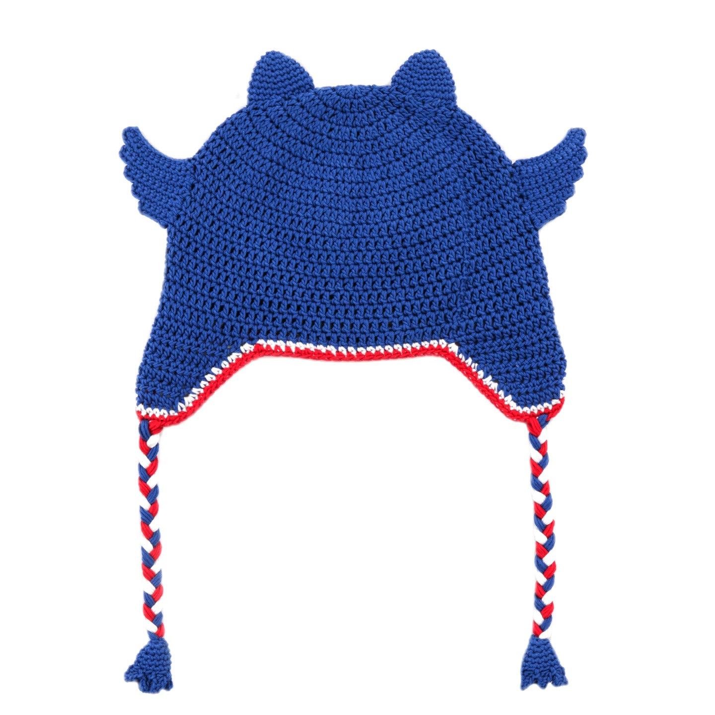 GIM CONTEXT CROCHET MONSTER KNIT CAP BLUE