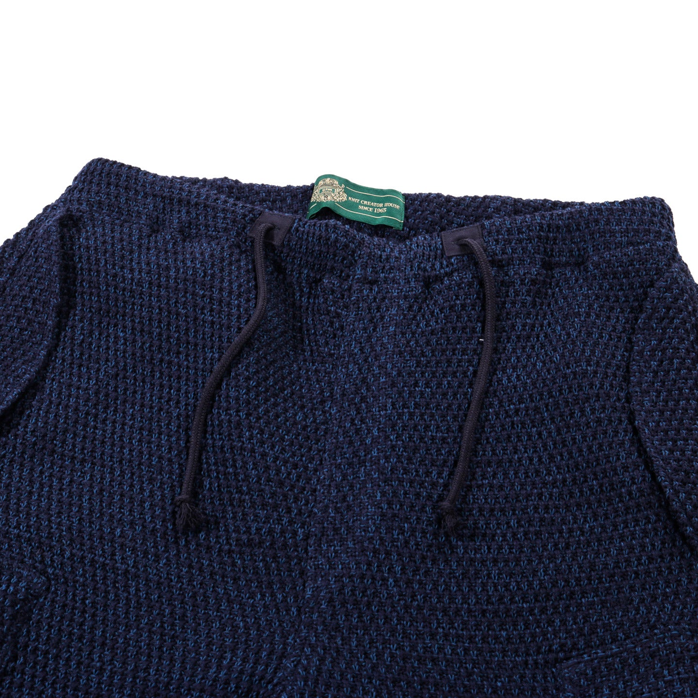 GIM CONTEXT CHUNKY KNITTED ARMY PANTS NAVY
